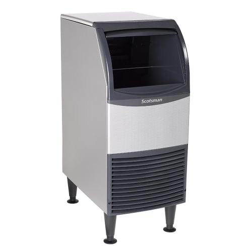 Scotsman CU0715MAX-1 15"W Full Cube Undercounter Ice Machine - 80 lbs/day, Air Cooled, Gravity Drain, 115v