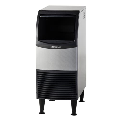 Scotsman CU0715MAX-1 15"W Full Cube Undercounter Ice Machine - 80 lbs/day, Air Cooled, Gravity Drain, 115v