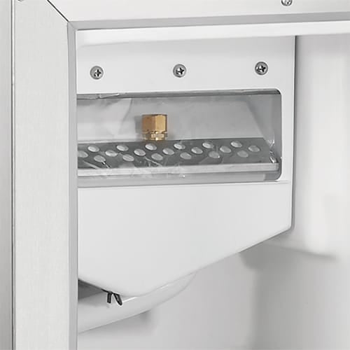 Scotsman DCE33PA-1SSD 15"W Top Hat Undercounter Ice Machine - 30 lbs/day, Air Cooled, Pump Drain, 115v