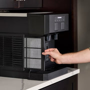 Scotsman HID207AX-1 196 lb Countertop Water & Nugget Ice Dispenser - 7 lb Storage, Cup Fill, Touch-Free Dispensing, 115v