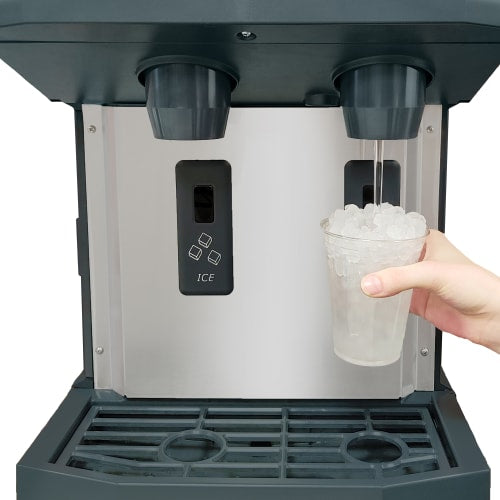 Scotsman HID312AX-1 260 lb Countertop Water & Nugget Ice Dispenser - 12 lb Storage, Cup Fill, Touch-Free Dispense, 115v