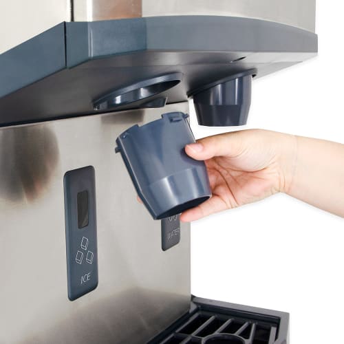 Scotsman HID525AX-1 500 lb Countertop Water & Nugget Ice Dispenser - 25 lb Storage, Cup Fill, Touch-Free Dispense, 115v