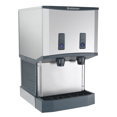 Scotsman HID525ABX-1 500 lb Countertop Water & Nugget Ice Dispenser - 25 lb Storage, Cup Fill, Push-Button Dispense, 115v