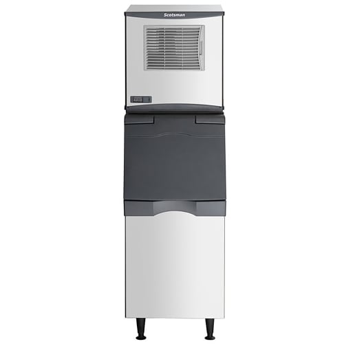 Scotsman NS0422A-1/B322S 420 lb Prodigy Plus® Nugget Ice Machine w/ Bin - 370 lb Storage, Air Cooled, Softer Nugget, 115v