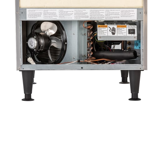 Scotsman UC2024SA-1 24"W Half Cube Undercounter Ice Machine - 227 lbs/day, Air Cooled, Gravity Drain, 115v