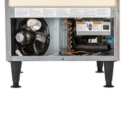 Scotsman UC2724SA-1 24"W Half Cube Undercounter Ice Machine - 282 lbs/day, Air Cooled, Gravity Drain, 115v