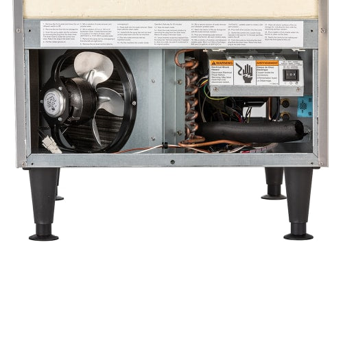 Scotsman UC2724SA-1 24"W Half Cube Undercounter Ice Machine - 282 lbs/day, Air Cooled, Gravity Drain, 115v
