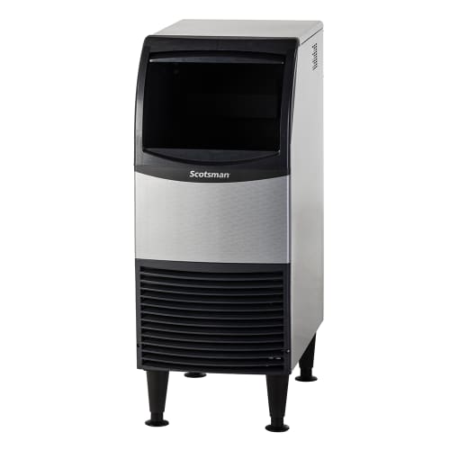 Scotsman UF0915AX-1 15"W Flake Undercounter Ice Machine - 96 lbs/day, Air Cooled, Gravity Drain, 115v