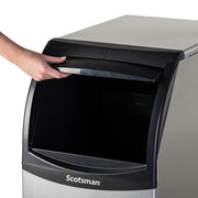 Scotsman UF1415AX-1 15"W Flake Undercounter Ice Machine - 142 lbs/day, Air Cooled, Gravity Drain, 115v