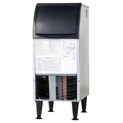 Scotsman UF1415AX-1 15"W Flake Undercounter Ice Machine - 142 lbs/day, Air Cooled, Gravity Drain, 115v