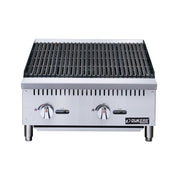 Dukers DCCB24 24" Gas Charbroiler w/ Cast Iron Grates - Convertible