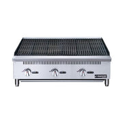 Dukers DCCB36 36" Gas Charbroiler w/ Cast Iron Grates - Convertible