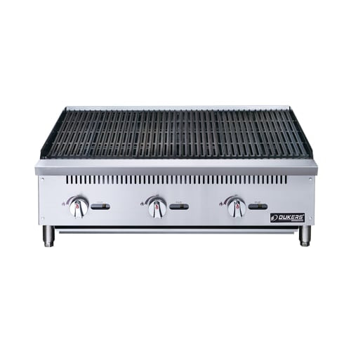 Dukers DCCB36 36" Gas Charbroiler w/ Cast Iron Grates - Convertible
