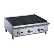 Dukers DCCB36 36" Gas Charbroiler w/ Cast Iron Grates - Convertible