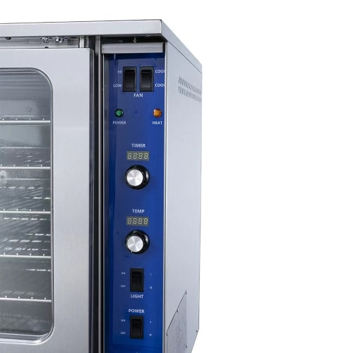 Dukers DCCOG2 Double Full Size Convertible Gas Convection Oven - 108,000 BTU