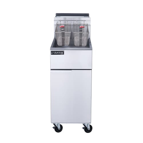 Dukers DCF3-LPG Gas Fryer - (1) 40 lb Vat, Floor Model, Liquid Propane