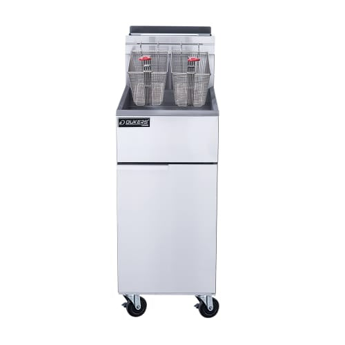 Dukers DCF3-NG Gas Fryer - (1) 40 lb Vat, Floor Model, Natural Gas