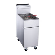 Dukers DCF4-LPG Gas Fryer - (1) 50 lb Vat, Floor Model, Liquid Propane
