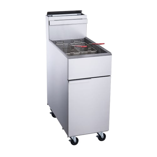 Dukers DCF4-LPG Gas Fryer - (1) 50 lb Vat, Floor Model, Liquid Propane
