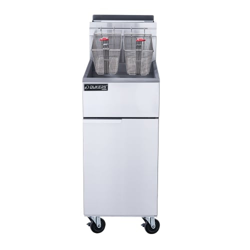 Dukers DCF4-LPG Gas Fryer - (1) 50 lb Vat, Floor Model, Liquid Propane