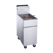 Dukers DCF4-NG Gas Fryer - (1) 50 lb Vat, Floor Model, Natural Gas