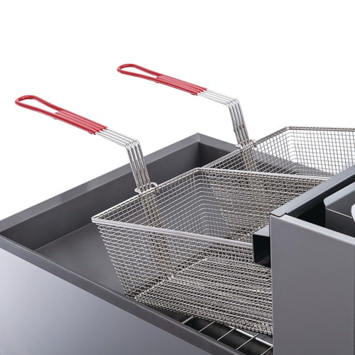 Dukers DCF4-NG Gas Fryer - (1) 50 lb Vat, Floor Model, Natural Gas