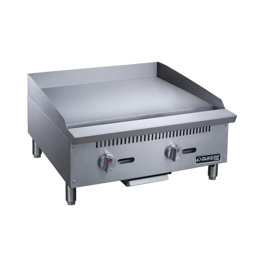 Dukers DCGM24 24" Gas Griddle w/ Manual Controls - 3/4" Steel Plate, Convertible