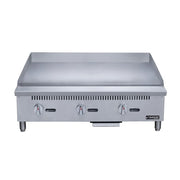 Dukers DCGM36 36" Gas Griddle w/ Manual Controls - 3/4" Steel Plate, Convertible
