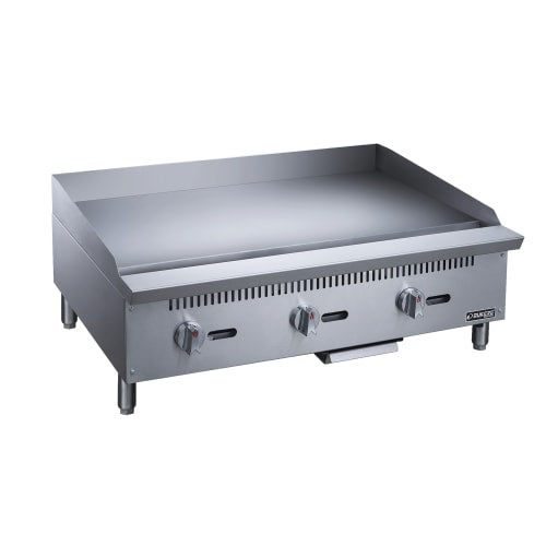 Dukers DCGM36 36" Gas Griddle w/ Manual Controls - 3/4" Steel Plate, Convertible