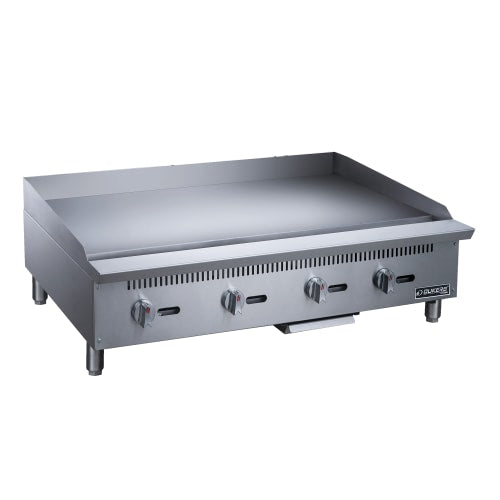 Dukers DCGM48 48" Gas Griddle w/ Manual Controls - 3/4" Steel Plate, Convertible