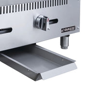 Dukers DCGM60 60" Gas Griddle w/ Manual Controls - 3/4" Steel Plate, Convertible