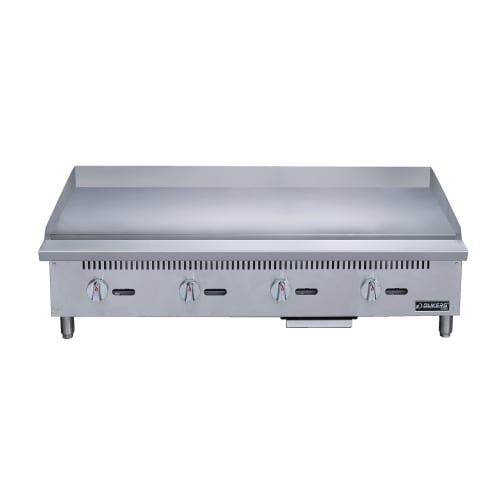 Dukers DCGMA48 48" Gas Griddle w/ Manual Controls - 1" Steel Plate, Convertible