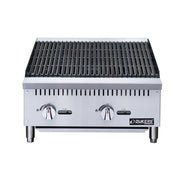 Dukers DCRB24 24" Gas Charbroiler w/ Cast Iron Grates - Convertible