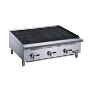 Dukers DCRB36 36" Gas Charbroiler w/ Cast Iron Grates - Convertible