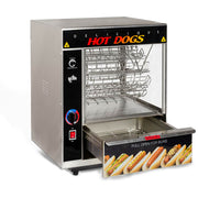 Star 175CBA Hot Dog Broiler w/ 36 Franks & 32 Buns Capacity, 120v