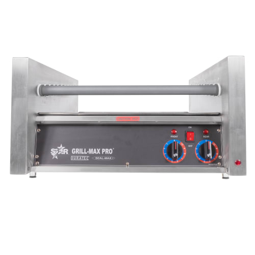 Star 30SC 30 Grill-Max® Hot Dog Roller Grill w/ Manual Controls - Slanted Top, 120v
