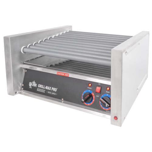 Star 30SC 30 Grill-Max® Hot Dog Roller Grill w/ Manual Controls - Slanted Top, 120v