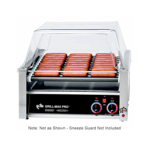 Star 30SC 30 Grill-Max® Hot Dog Roller Grill w/ Manual Controls - Slanted Top, 120v