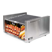 Star 30SCBD 30 Grill-Max® Hot Dog Roller Grill w/ Manual Controls - Slanted Top, 120v