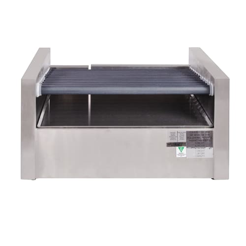 Star 30SCBD 30 Grill-Max® Hot Dog Roller Grill w/ Manual Controls - Slanted Top, 120v