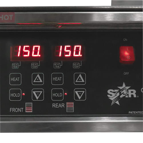 Star 30SCE 30 Grill-Max® Hot Dog Roller Grill w/ Thermostatic Controls - Slanted Top, 120v