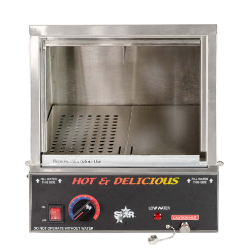 Star 35SSA Hot Dog Steamer w/ 170 Frank & 18 Bun Capacity, 120v