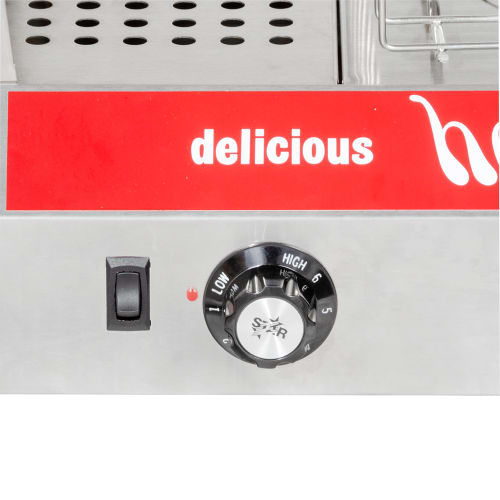 Star 35SSC Hot Dog Steamer w/ 130 Frank & 40 Bun Capacity, 120v