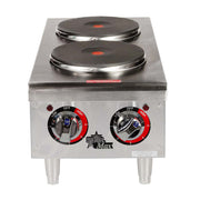 Star 502FF 12" Electric Hotplate w/ (2) Burners & Infinite Heat, 208-240v/1ph
