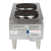 Star 502FF 12" Electric Hotplate w/ (2) Burners & Infinite Heat, 208-240v/1ph