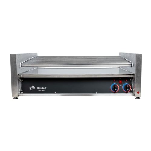 Star 50C 50 Grill-Max® Hot Dog Roller Grill w/ Manual Controls - Slanted Top, 120v