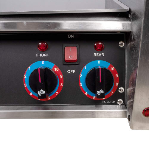 Star 50C 50 Grill-Max® Hot Dog Roller Grill w/ Manual Controls - Slanted Top, 120v