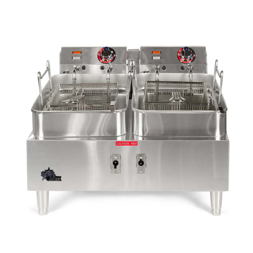 Star 530TF Countertop Electric Fryer - (2) 15 lb Vats, 208-240v