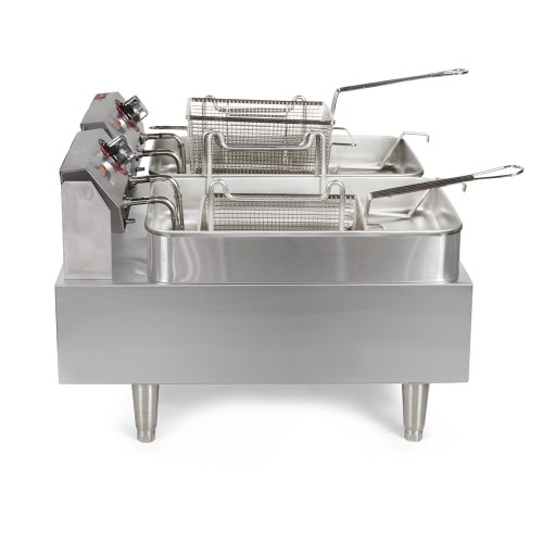 Star 530TF Countertop Electric Fryer - (2) 15 lb Vats, 208-240v