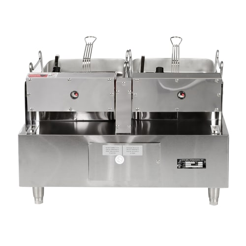 Star 530TF Countertop Electric Fryer - (2) 15 lb Vats, 208-240v
